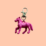 Pink Horse Key Chain