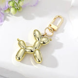 Balloon Dog Key Chain - Gold