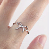 Silver Bow Ring