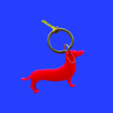 Hot Pink Weiner Dog Key Chain