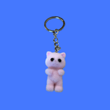 Pink Fuzzy  Key Chain