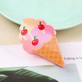 Cherry Ice Cream Hair Claw