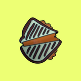 Grilled Cheese  Enamel Pin