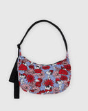 Baggu Medium Crescent Bag- Floral Snoopy