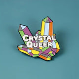 Crystal Queer Enamel Pin