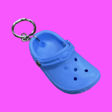 Croc Charm Key Chain - Blue