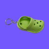 Croc Charm Key Chain - Chartreuse