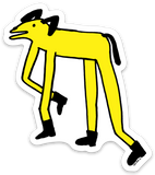 Doggy Long Legs Vinyl Sticker