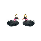 Swan Earrings