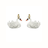 Swan Earrings- Small