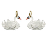 Swan Earrings - Large