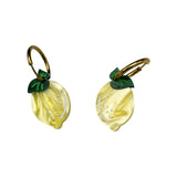 Lemon Charm Hoops