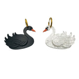 Swan Earrings - Large