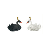 Swan Earrings- Small