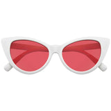 Retro 1990's Color Tone Fashion Mod White Super Cat