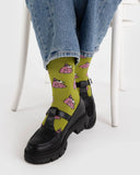 Baggu Crew Sock-Peanuts Snoopy