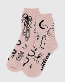 Baggu Crew Sock- Ballet icons