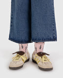 Baggu Crew Sock- Ballet icons