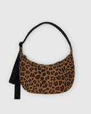 Baggu Medium Nylon Crescent Bag- Leopard