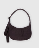 Baggu Medium Nylon Crescent Bag- Chocolate Plum