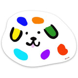 “Rainbow Pallet Puppy” Vinyl Sticker