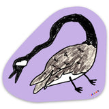 “Vicious Goose” Vinyl Sticker (Lavender)